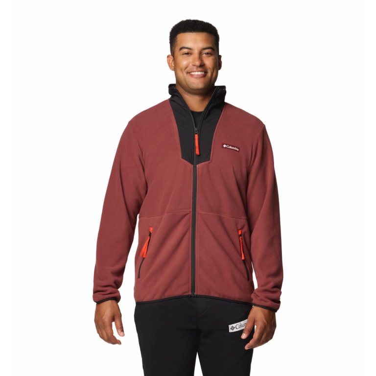 Худі Columbia Sequoia Grove™ FZ Fleece M - червоний/чорний