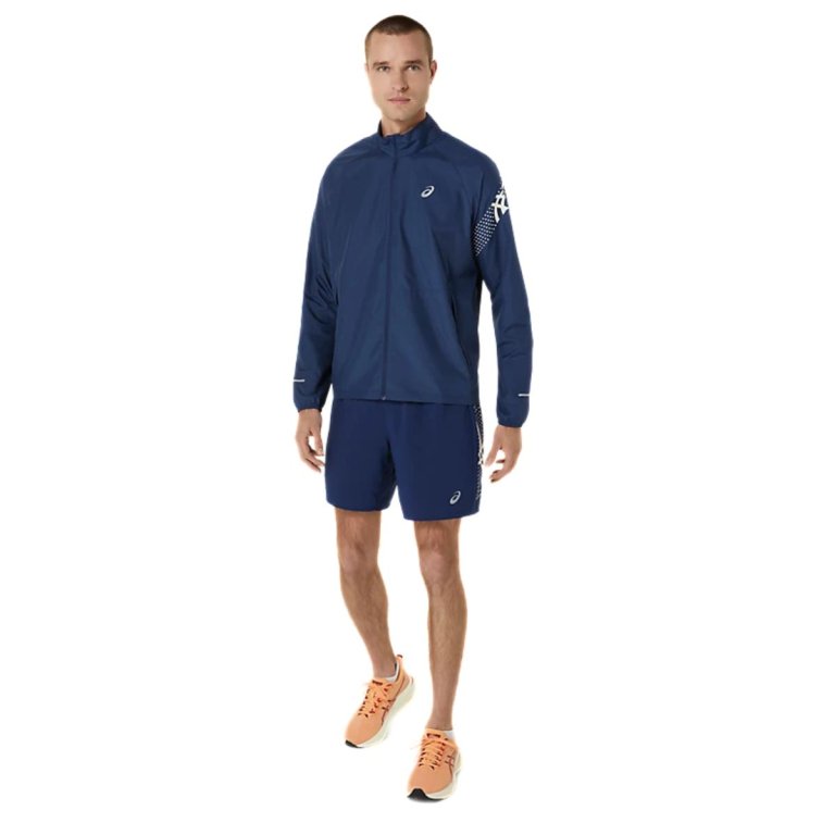Куртка Asics Icon Jacket M - синя