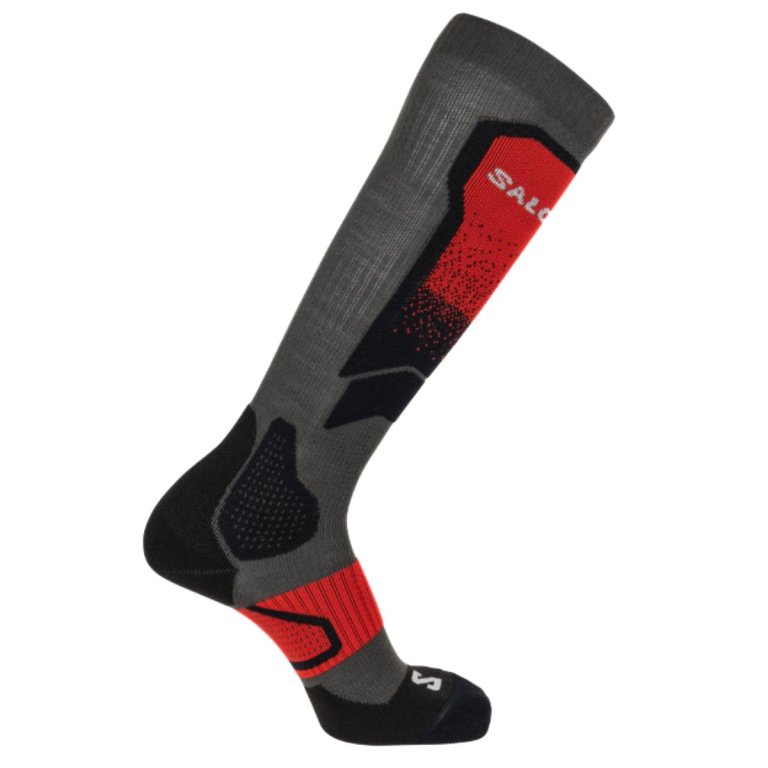 Лижні шкарпетки Salomon S/Max - чорні/червоні