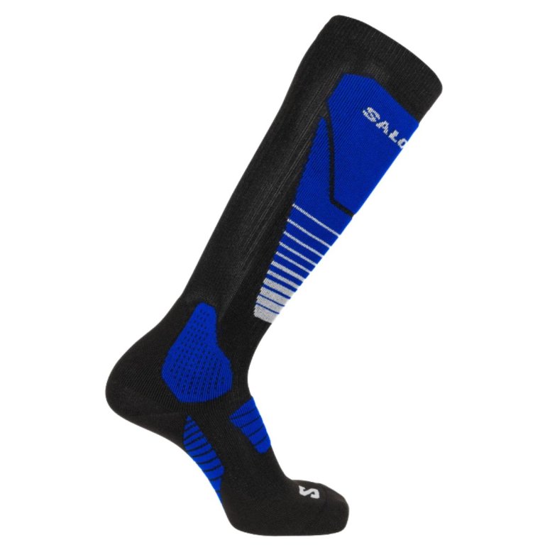 Лижні шкарпетки Salomon S/Pro Socks - чорні/сині