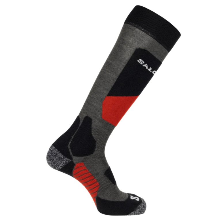 Лижні шкарпетки Salomon S/Access Socks - чорні/червоні