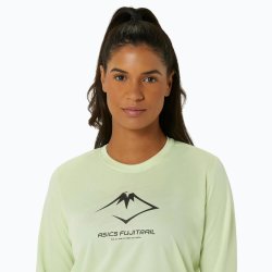 Футболка Asics Fujitrail Logo LS Top W - зелена
