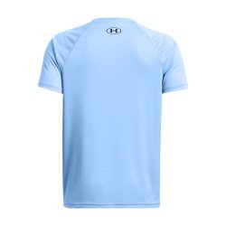 Футболка Under Armour Tech Split Wordmark SS J - синя