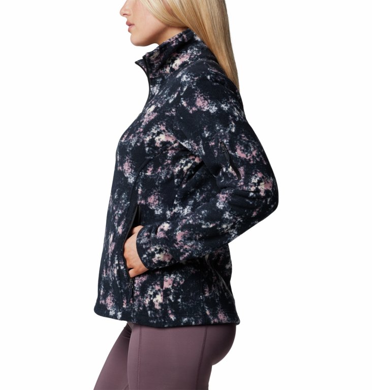 Кофта Columbia Fast Trek™ Printed Jkt W - темно-синій
