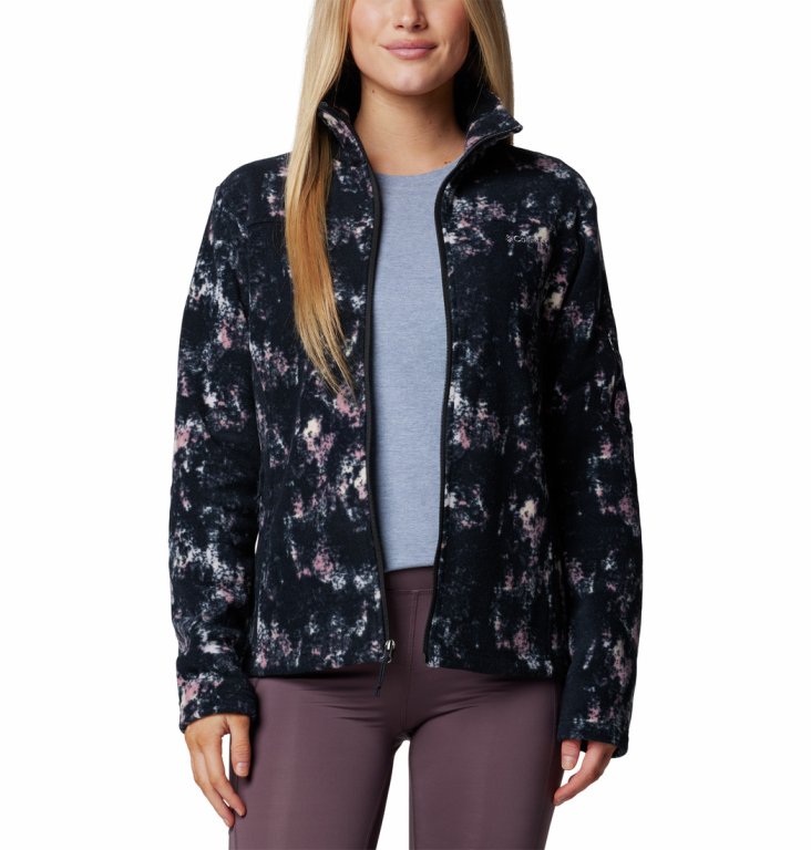 Кофта Columbia Fast Trek™ Printed Jkt W - темно-синій
