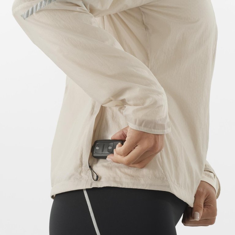 Куртка Salomon Sense Flow Jacket W - бежевий