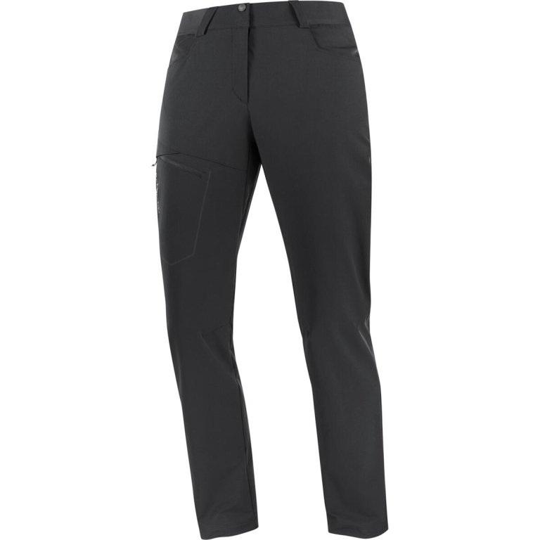 Штани Salomon Wayfarer Warm Pants W - чорний (укорочена довжина)