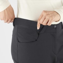 Штани Salomon Wayfarer Warm Pants W - чорні (збільшена довжина)