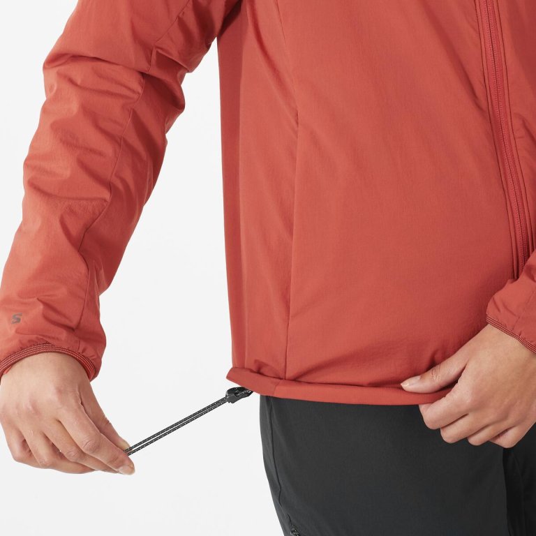 Куртка Salomon Mountain Flex Jckt Hood W - червоний