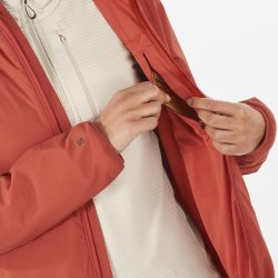 Куртка Salomon Mountain Flex Jckt Hood W - червоний