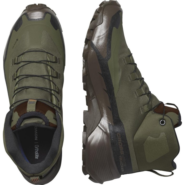 Взуття Salomon Cross Hike Tracker GTX - зелений