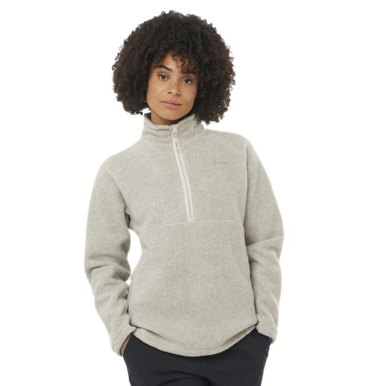 Кофта Salomon Chroma Fleece HZ W - бежевий