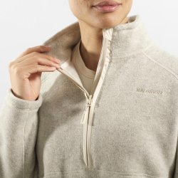 Кофта Salomon Chroma Fleece HZ W - бежевий