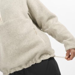 Кофта Salomon Chroma Fleece HZ W - бежевий