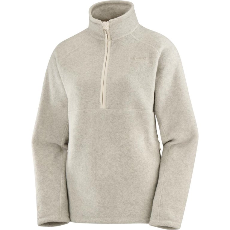 Кофта Salomon Chroma Fleece HZ W - бежевий