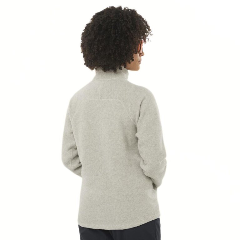 Кофта Salomon Chroma Fleece HZ W - бежевий