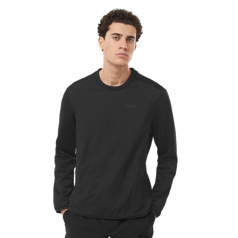 Кофта Salomon Outline Warm Hybrid CN M - чорний