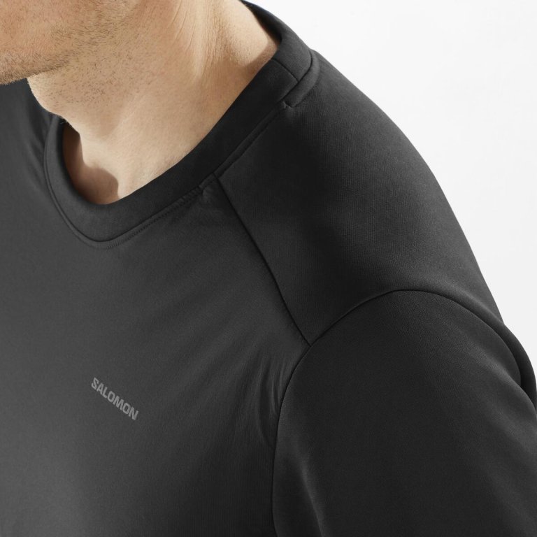 Кофта Salomon Outline Warm Hybrid CN M - чорний
