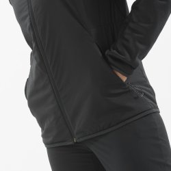 Кофта Salomon Outline Warm Hybrid Hd W - чорний