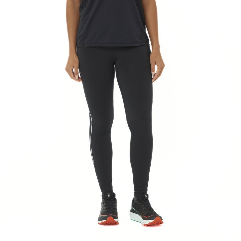 Легінси Salomon Sense Aero Stow Tights W - чорні
