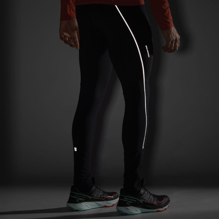 Легінси Salomon Sense Aero Stow Tights M - чорні