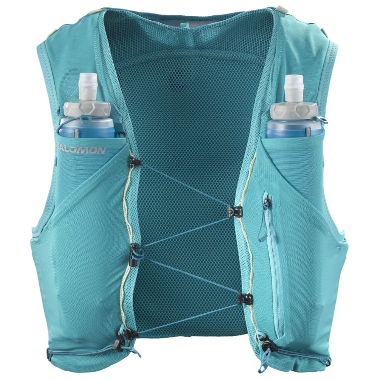 Желет Salomon Adv Skin 5 з флягами - синій