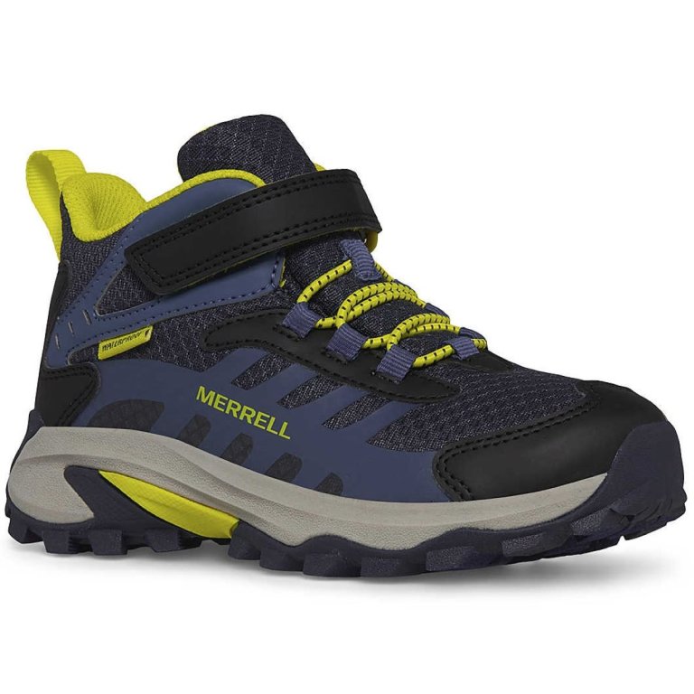 Взуття Merrell Moab Speed 2 Mid A/C WTRPF J - сині/жовті