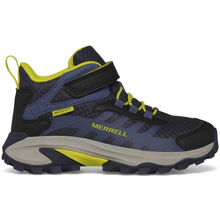 Взуття Merrell Moab Speed 2 Mid A/C WTRPF J - сині/жовті