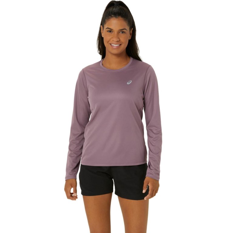 Футболка Asics Core LS Top W - фіолетова