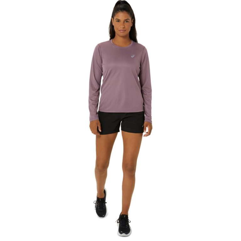 Футболка Asics Core LS Top W - фіолетова