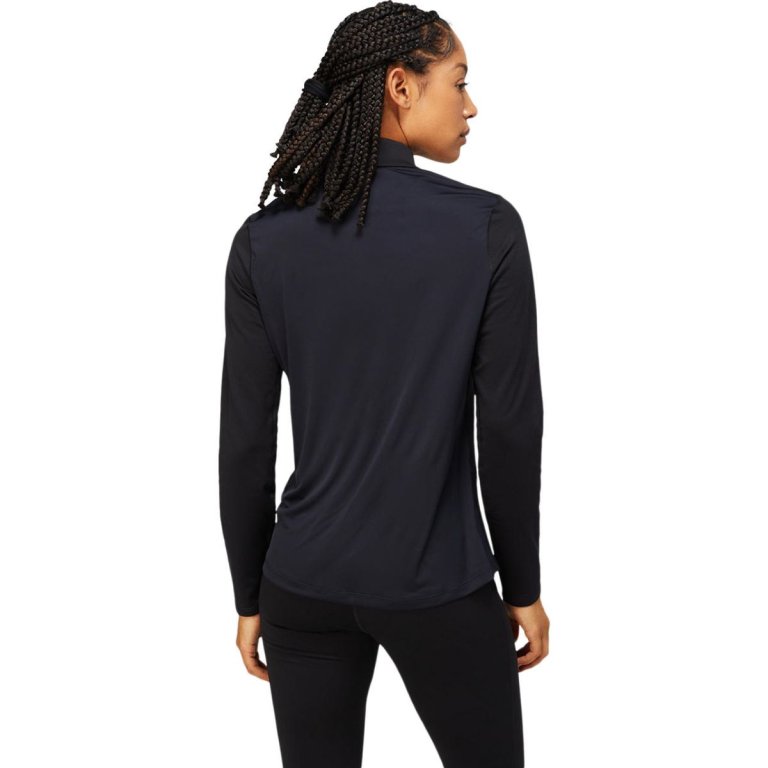 Футболка Asics Core LS 1/2 Zip W - чорний