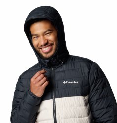 Куртка з капюшоном Columbia Powder Lite™ II M - сірий/чорний