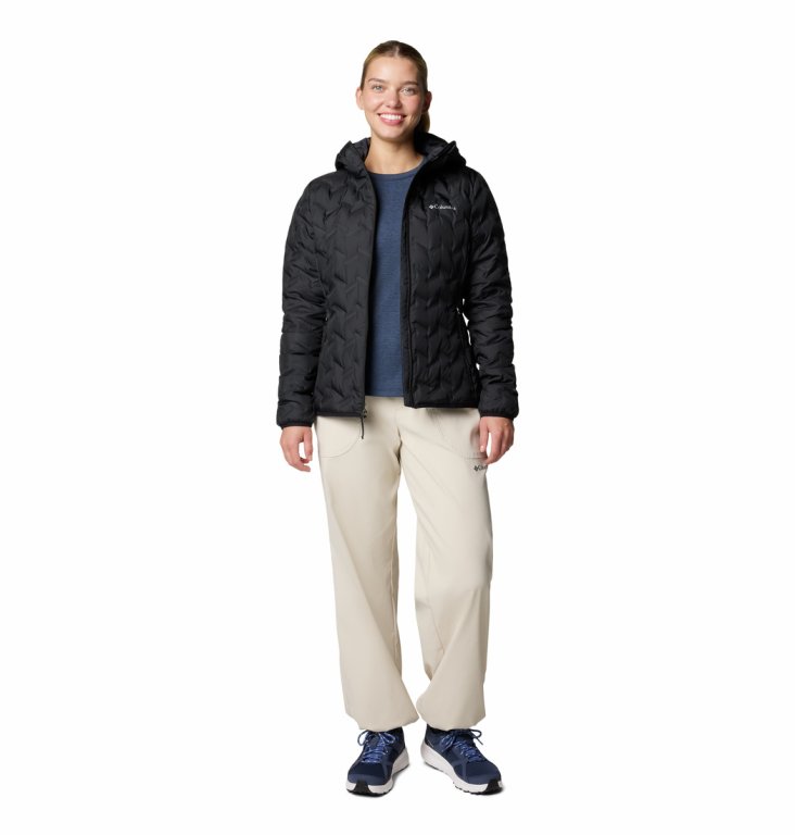 Bunda Columbia Delta Ridge™ II Down Hooded Jacket W - čierna