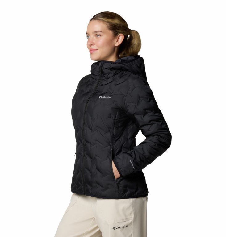 Bunda Columbia Delta Ridge™ II Down Hooded Jacket W - čierna