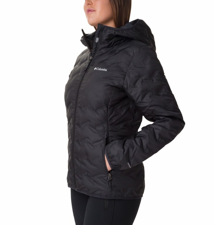 Bunda Columbia Delta Ridge™ II Down Hooded Jacket W - čierna