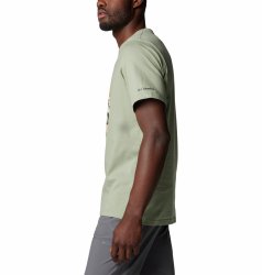 Футболка Columbia CSC™ Seasonal Logo Tee M - сірий/зелений