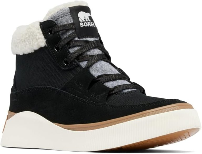 Взуття Sorel Out N About™ IV Mid Sneaker WP W - чорний