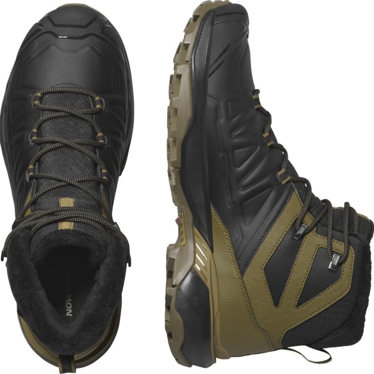 Взуття Salomon X Ultra Snowpilot WP M - чорний/зелений