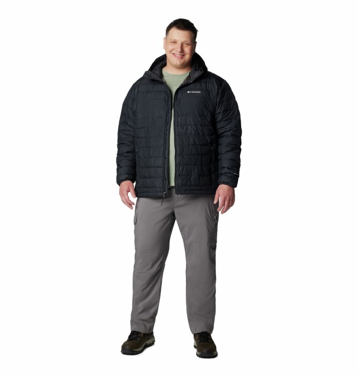 Куртка Columbia Powder Lite™ II з капюшоном M - чорна (великий розмір)