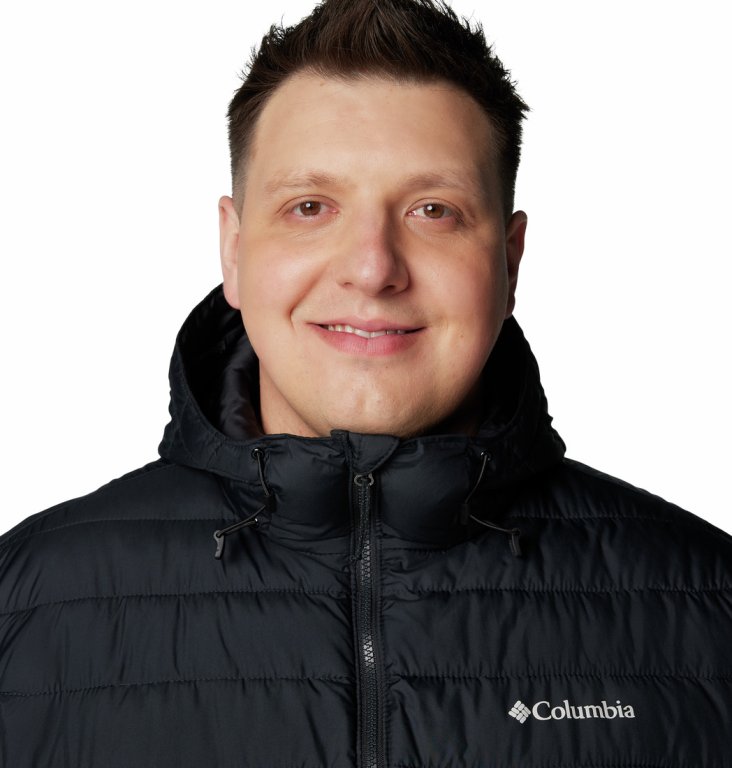 Куртка Columbia Powder Lite™ II з капюшоном M - чорна (великий розмір)