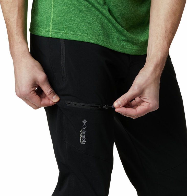 Штани Columbia Titan Pass Pants M - чорний (подовжена довжина)