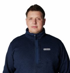 Кофта Columbia Sweater Weather™ Full Zip M - синій (великий розмір)