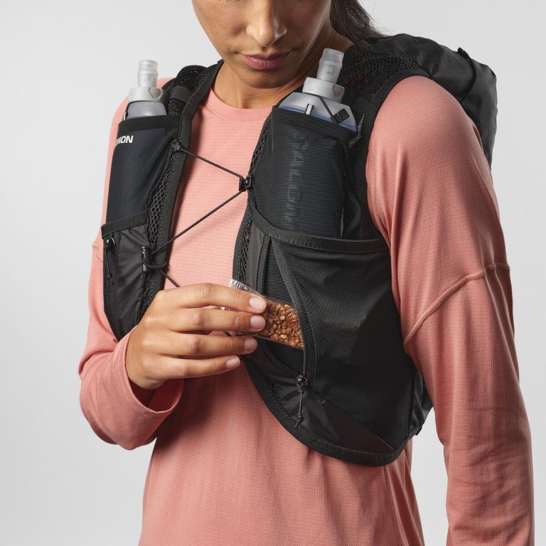 Желет Salomon Active Skin 12 з флягами W - чорний