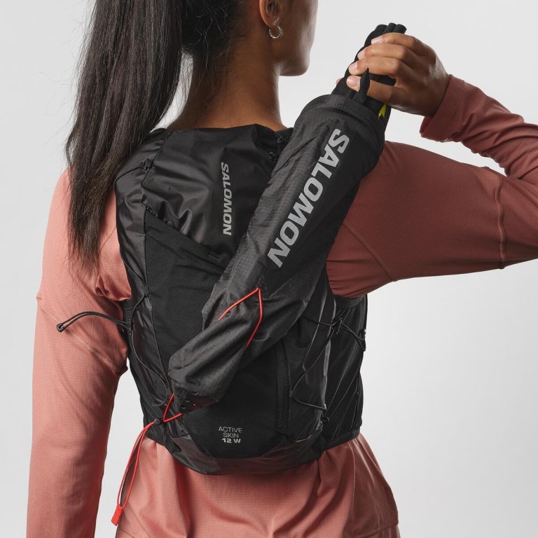Желет Salomon Active Skin 12 з флягами W - чорний