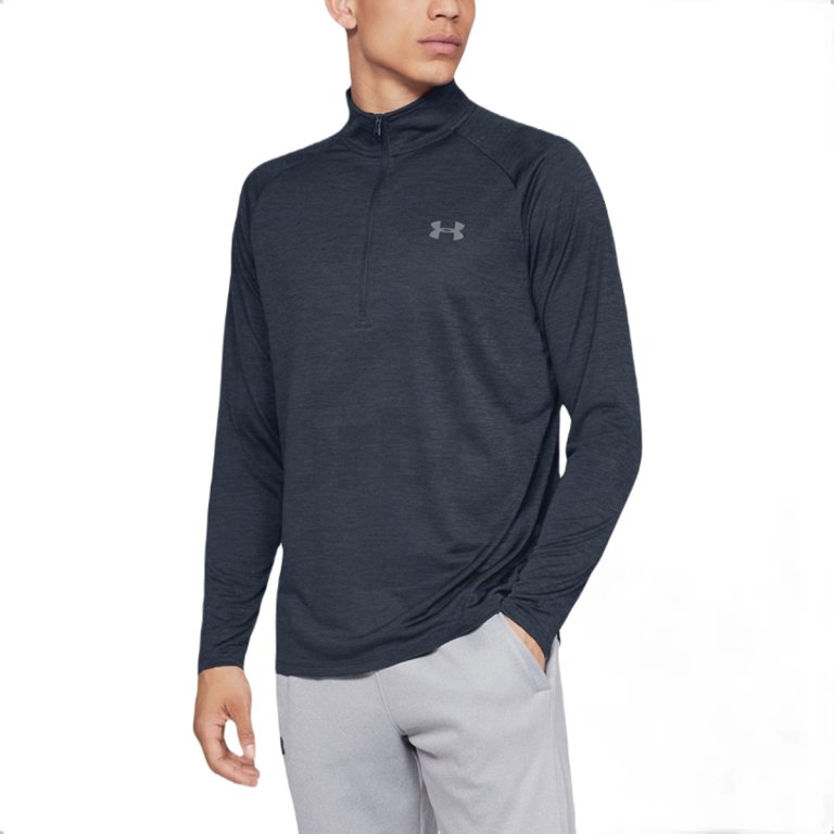 Футболка Under Armour Tech 2.0 1/2 Zip M - синя