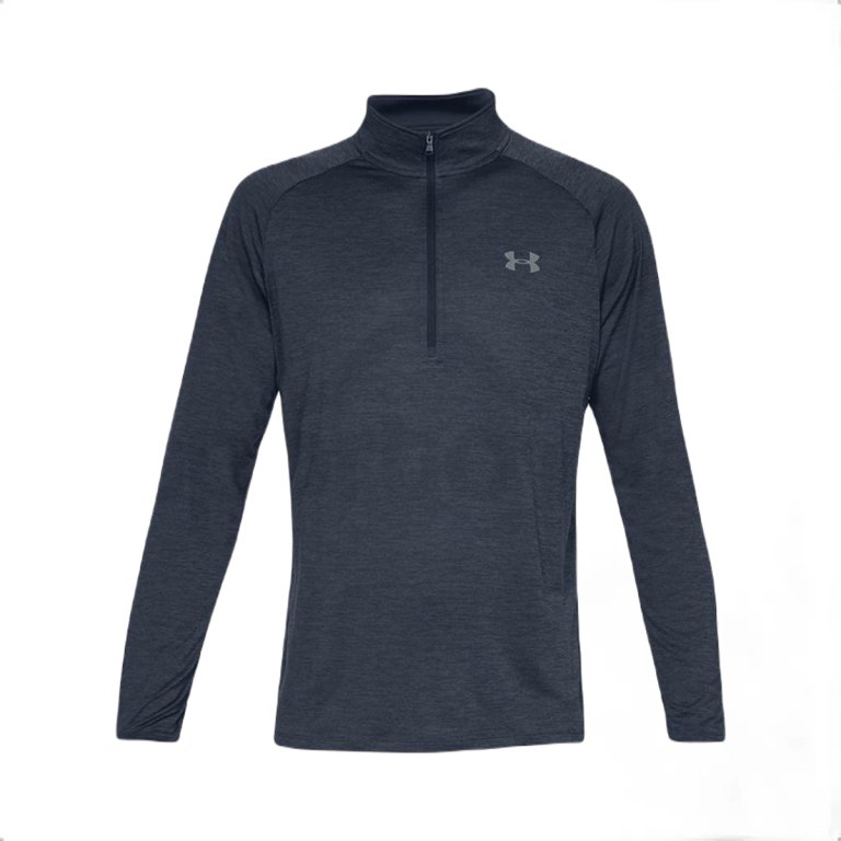 Футболка Under Armour Tech 2.0 1/2 Zip M - синя