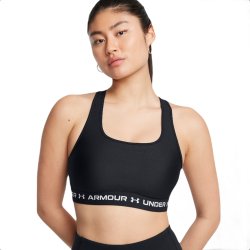 Бюстгальтер Under Armour Crossback Mid Bra W - чорний
