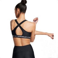 Бюстгальтер Under Armour Crossback Mid Bra W - чорний