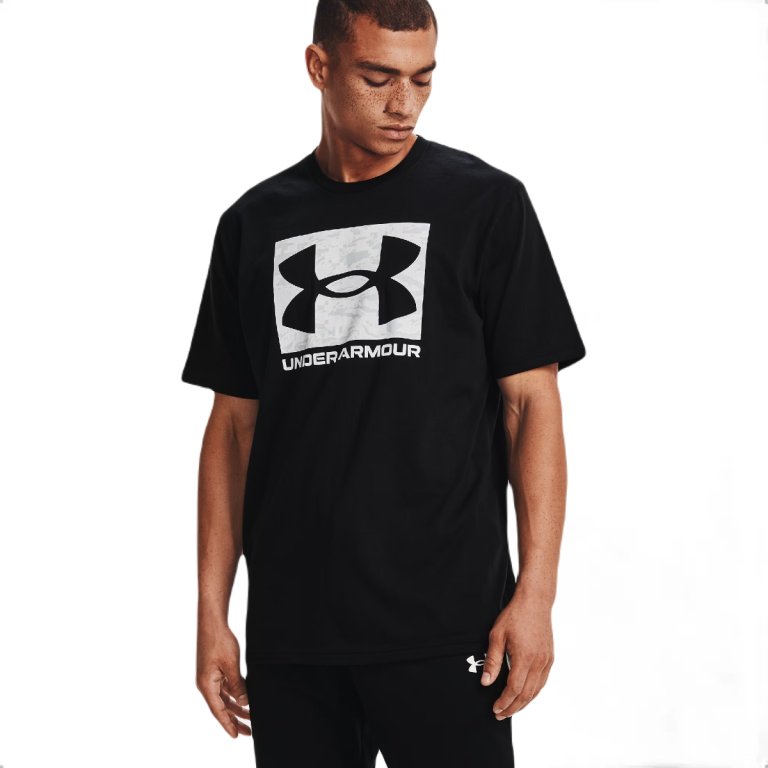 Футболка Under Armour ABC Camo Boxed Logo SS M - чорна