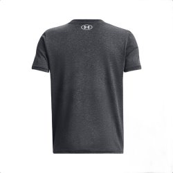 Футболка Under Armour UA Logo Woodmark SS J - чорна